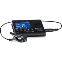 Rocktile Metronom MT-60 Metro-Tuner - Stimmgerät, (3-tlg., mit Mikrofon und Piezo-Sensor), für alle Instrumente geeignet - 5 Stimmmodi