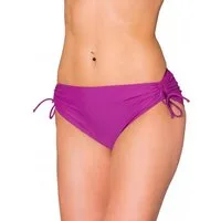Aquarti Bikini-Hose Aquarti Damen Bikinihose mit Raffung und Schnüren