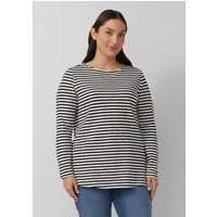 s.Oliver Langarmshirt T-Shirt Lässiges Langarmshirt mit U-Boot-Ausschnitt