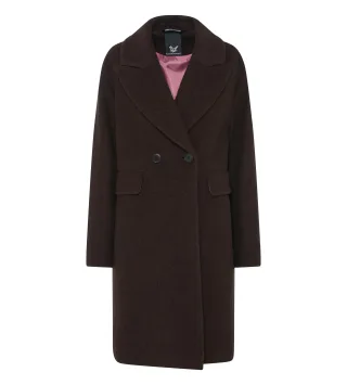 Fuchs Schmitt - Strickkurzmantel brown - Gr. - 38