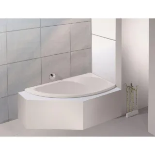 Hoesch Spectra Eck Badewanne 3660.010 170x100cm, rechte Ausführung, weiß, Einbauversion
