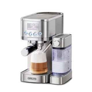 [EU Direct] CAFELFFE MK-801 20-Bar Espresso Machine with Integrated Milk Frother One-Touch Espresso Cappuccino Latte Adj