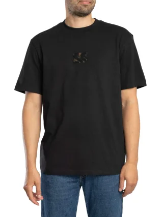 HUGO Dumeon Logo T-Shirt, Schwarz