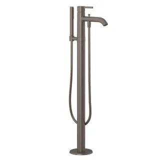KLUDI NOVA FONTE Pura Stand Wannenfüll-Brause-Einhandmischer Brushed Gunmetal 38590N215