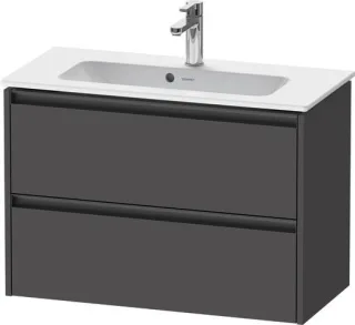 Duravit Ketho.2 Waschtischunterbau wandhängend Graphit Matt 810x390x549 mm - K25256049490000 K25256049490000