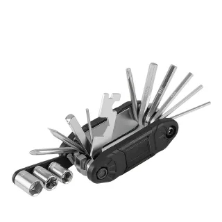 16 In 1 Bicycle MultitoolRepair Tool Kit With Bike Tire Levers Hex WrenchFor Road Mountain Bikes Accessories