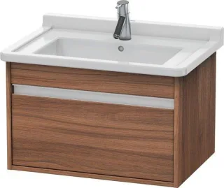 Duravit Ketho Waschtischunterbau wandhängend Nussbaum Matt 650x455x410 mm - KT666307979 KT666307979