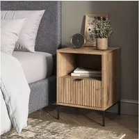 Vicco Nachtschrank Eliza, Viking Oak, 2er Set (2-St)