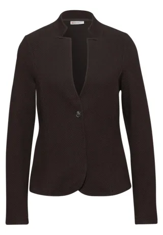 Street One - Jacquard Blazer braun - Gr. - 36