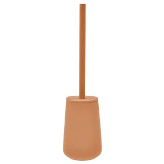 Toilettenbürste Nova One Porzellan 10x37cm | Zone Denmark Matt Soft-Touch mandarine Klobürste WC-Bürste abgedeckter Behälter Tauschkopf.
