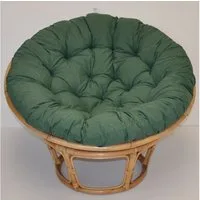 Rattani Rattanstuhl Papasansessel Rattan Papasan inkl. Polster D 115 cm Fb. honig, XL Papasan Sessel D 115 cm