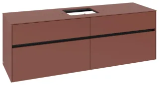 Villeroy & Boch Waschtischunterschrank Collaro C13400 1600x548x500mm 4 Ausz. Waschtisch mittig Wine C13400AH