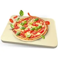 Loco Bird Pizzastein Backstein für Backofen & Gasgrill, Cordierit, (1-St), rechteckig aus Cordierit für knusprigen Pizzaboden wie vom Italiener