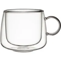 Villeroy & Boch Gläser-Set Artesano Hot&Cold Beverages Cappuccino-Glas 0,25l Set 2tlg, Borosilikatglas