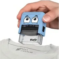 STAEDTLER Spiel COLOP MARKY Stempel-Set Blau - Textilstempel für Kinder