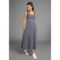 Neun Monate Umstandskleid Langes Schwangerschaftskleid Jersey-Kleid für die Schwangerschaft