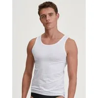 CALIDA Muskelshirt Natural Cooling Rundhals-Ausschnitt, breite Träger, weich, elastisch
