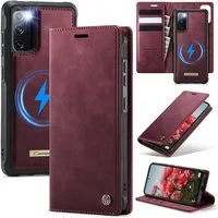 Mycotech Handyhülle Handyhülle für Samsung C49 2in1 Samsung Galaxy S20 FE Weinrot