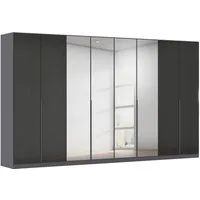 OTTO home Drehtürenschrank Kleiderschrank Schrank Garderobe AGORDO mit Dekor- oder Hochglanzfront (in zwei Griff-Farben, Breiten 91-405 cm) durchdachte Innenausstattung, in 8 Breiten und 2 Höhen MADE IN GERMANY