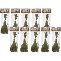 Dehner Best Nature Knabberhalme Hirse / Getreide, Vogelsnack, 10 x 50 g Hirse, Snack für: Wellensittiche, Großsittiche, Exoten, Kanarien, Ziervögel, Papageien, Ergänzungsfutter für Wellensittiche, Kanarien, Ziervögel