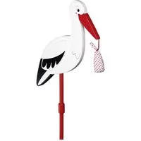 goki Gartenstecker Blumenstecker Storch mit Babytuch XL