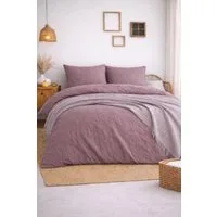Sandiik Bettwäsche Musselin Bettwäsche in Mauve aus Biobaumwolle, Biobaumwolle, made ein Stuttgart aus Bio-Baumwolle