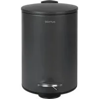 blomus Mülleimer -TUBO- Treteimer: Smart-Close-System, hochwertig und stilvoll, 3 Liter, Hochwertig, Pulverbeschichtet, Kompakt, Smart-Close, Inneneimer