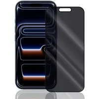 Numerva Schutzfolie Panzer Folie Echt Glas Folie für Apple iPhone 17 Pro Max, (1x Schutzfolie 2x Reinigungstücher), Anti Spy Schutzfolie Blickschutz Glasfolie Sichtschutzfolie