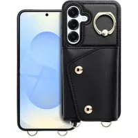 COFI 1453 Bumper Handyhülle mit Schultergurt Wallet-Hülle Kartenfach und Ringhalter