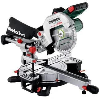 Metabo Akku-Kappsäge KGS 18 LTX BL 216 mit Zugfunktion - - 18V 2x5.2Ah Li-Power + ASC 55 - 614216650