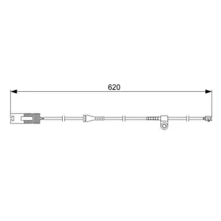 Bosch Warnkontakt f?r Bremsbel?ge BMW 7er E38 1987474955