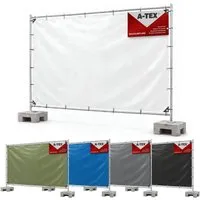 A-TEX® Schutzplane Bauzaunplane 140 g/m² Sichtschutz Zaunblende Plane blickdicht