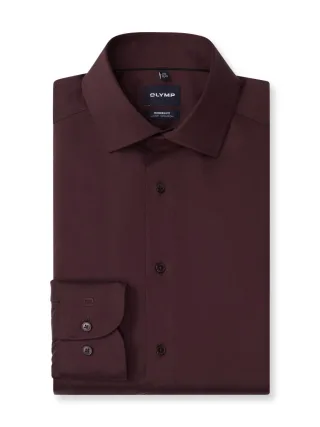 OLYMP - Modern Fit: Businesshemd rot - Gr. - 43