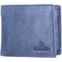 The Skandinavian Brand Geldbörse The Skandinavian Brand Leder Geldbörse Querformat - blau