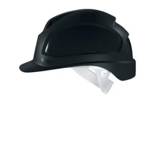 uvex pheos B Schutzhelm mit Lüftung - konvent. Innenausstattung - langer Schirm schwarz 51 cm - 61 cm - 9772920