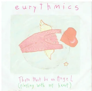 Eurythmics There Must Be An Angel Playing With My Heart 7" RCA PB40247 EX/EX 1985 picture sleeve
