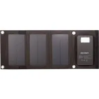 VOLTCRAFT PowerBank mit 3 Solarpanel SL-4F Solarladegerät