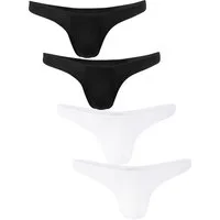 Fabio Farini String Männer Unterhosen - Herren Tanga (4-St) im sportlich knappen Look