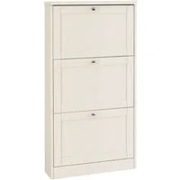 OTTO home Schuhschrank Heide Breite 70 cm, mit 3 Klappen und Facettenfront, Höhe ca. 130 cm