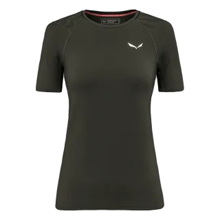 SALEWA - Cristallo Warm Alpine Merino Responsive Kurzarm Baselayer Damen - Grün (Gr.38)