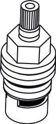 Hansgrohe Absperreinheit Axor Warmwasserseite , 96350000 96350000