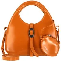 COCCINELLE Handtasche Shiny Handbag (Set, 2-tlg), aus echtem Rindsleder