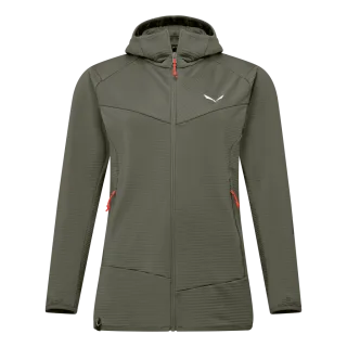 SALEWA - Puez Altavia Polarlite Kapuzenjacke Damen - Grün (Gr.42)