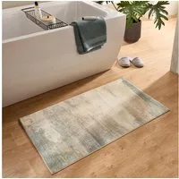 Gino Falcone Badematte Ariella GF-148, Höhe 7 mm, rutschhemmend beschichtet, fußbodenheizungsgeeignet, Polyester, rechteckig, Badteppich, bedruckt, modernes Design, weich & kuschelig