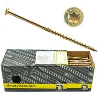 Domax Schraube Holzbauschrauben mit Senkkopf TORX - Zink Galvanisiert, (100 St)