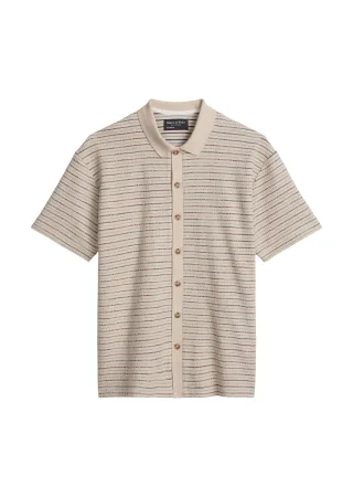 Marc OPolo Casual - DfC Jerseyhemd relaxed Light Beige - Gr. - XL