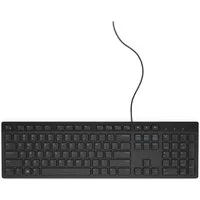 Dell KB216 Tastatur (Computer Keyboard, US International QWERTYLayout, LED-Anzeigen, Standard, USB, Verkabelt, Schwarz)