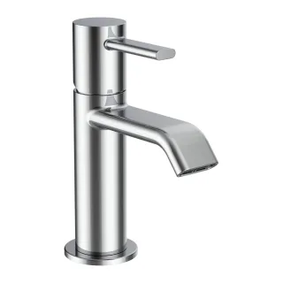 LAUFEN Waschtischarmatur MEDA Festauslauf Ausladung 95 mm ohne Ablaufventil chrom HF506602100000