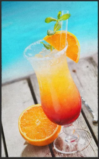 Fussmatte Cocktail 7121 | Größe: 60 cm x 90 cm
