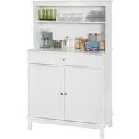 SoBuy Küchenregal FSB26, Küchenschrank Küchenregal Sideboard Buffetschrank Mikrowellenschrank